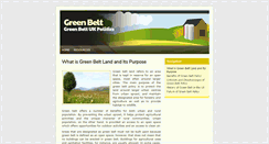 Desktop Screenshot of politics-greenbelt.org.uk